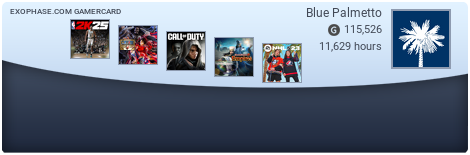 Exophase Xbox Achievements for Blue Palmetto